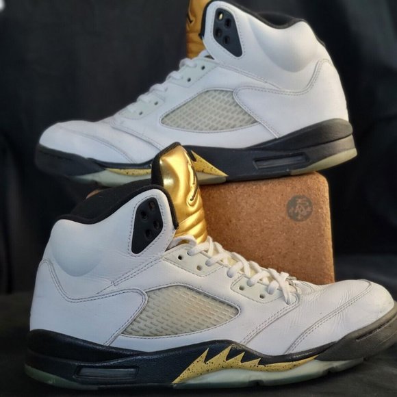 Nike size 11.5 -Jordan 5 Retro Olympic 2016 main image 3